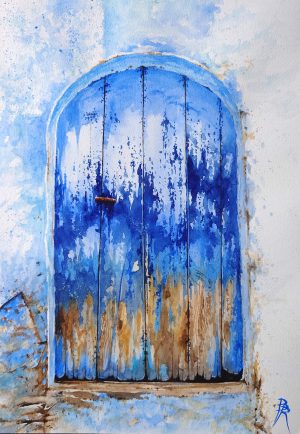 "La porte bleue"