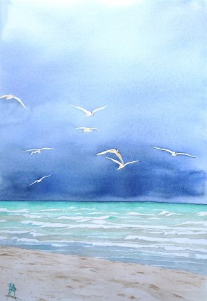 "Marcher dans le sable"